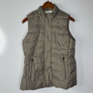 Banana Republic‎ Beige Puffer Vest Size Small